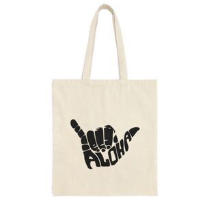 Aloha Hang Loose Hawaii Canvas Tote